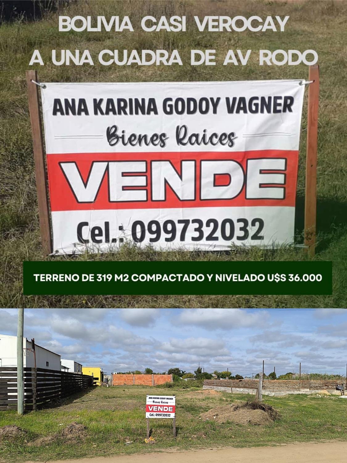 Vendo terreno a pasitos de Avenida Rodo